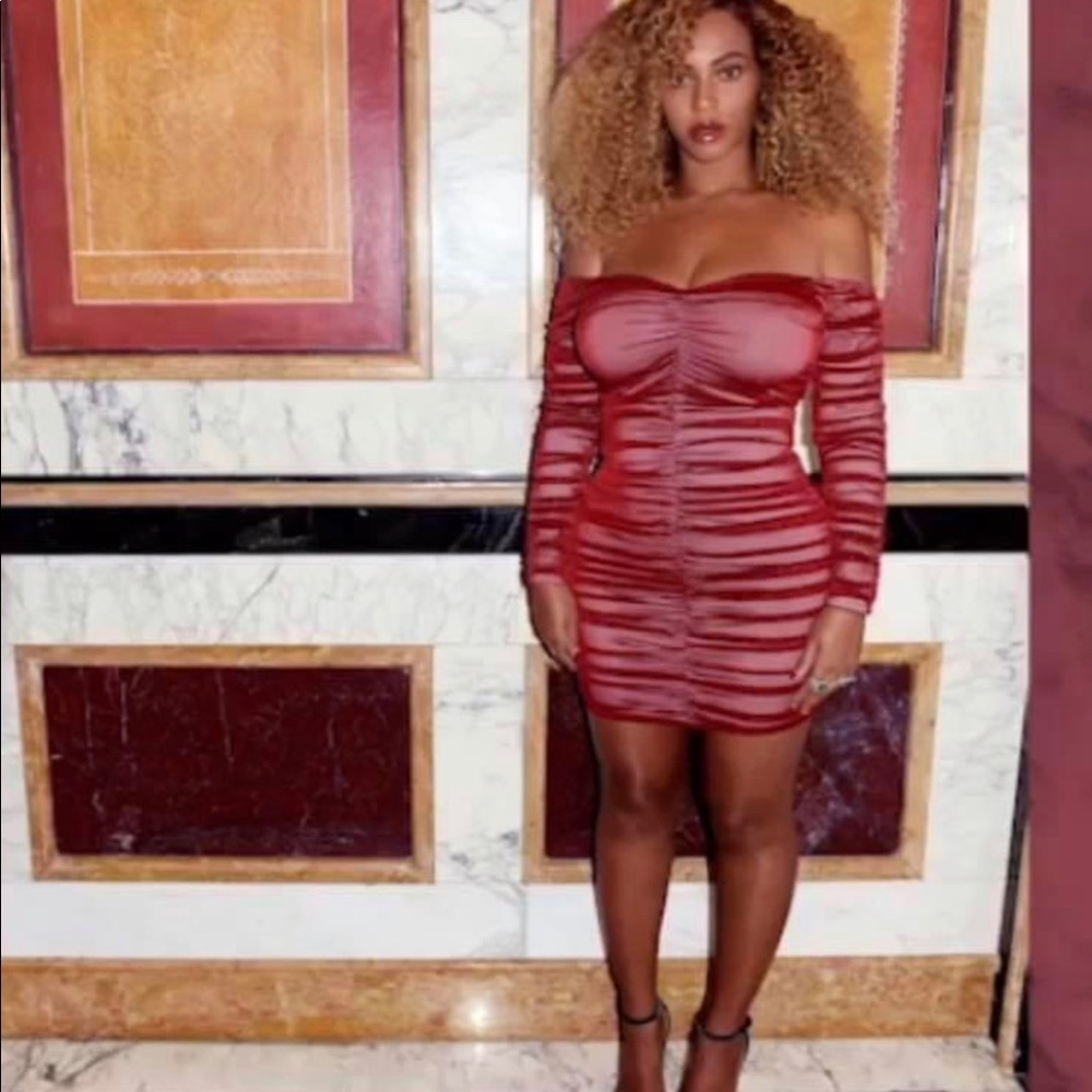 House of CB Fifi Red Tulle Dress